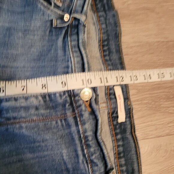 Levi's Jeans 6 S Straight 505 Mid Rise Medium Light Wash Stretch Denim Western - Picture 9 of 12